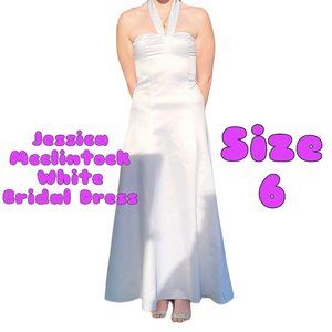 Clothing - Jessica McClintock White Bridal Dress Size 6